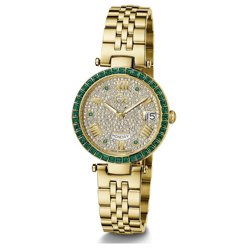 GC Analog White Dial Women's Watch-Z01013L1MF