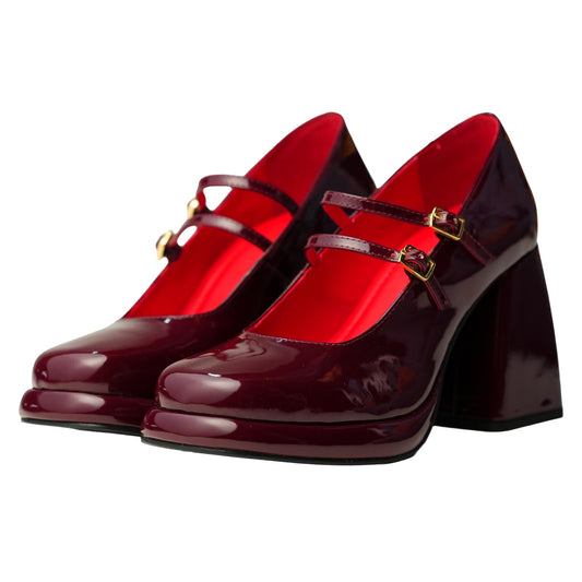 Theater Women Burgundy Freddie Hot Space