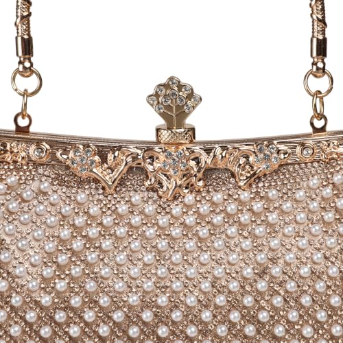 Lino Perros Texas Elysia Rose Gold Clutch