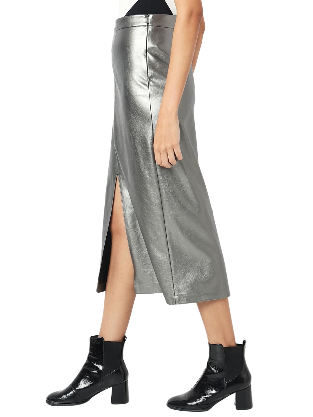 VERO MODA Womens Straight Fit High Rise Skirt