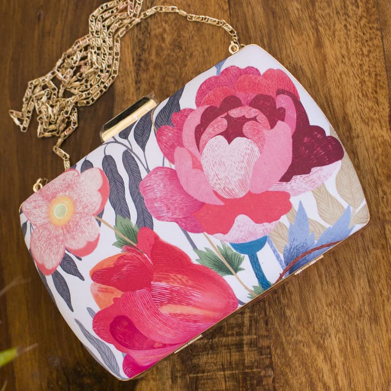 Artklim Pastel Perfect Printed Clutch