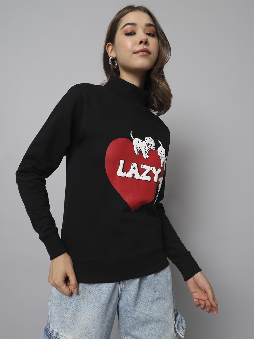 THE DRY STATE Colourblocked Casual Round Neck Full Sleeves Women Multicolor Pullover Sweater (L, Black 2)