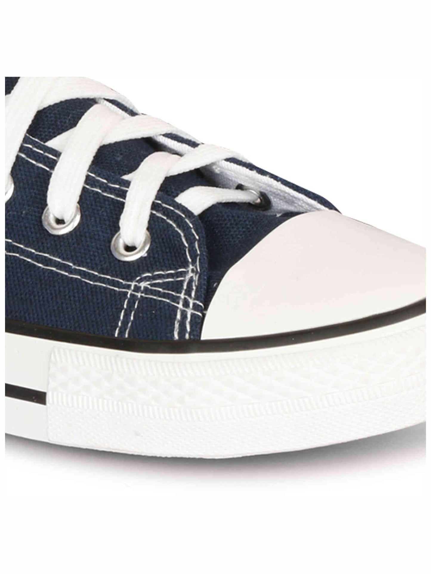 MOZAFIA Comfortable Fashion Lace-up Sneakers with Classic High Tops Canvas Casual Shoes for Women (MZF-NW-All-Sport-Ladies-Long-Navy-5)