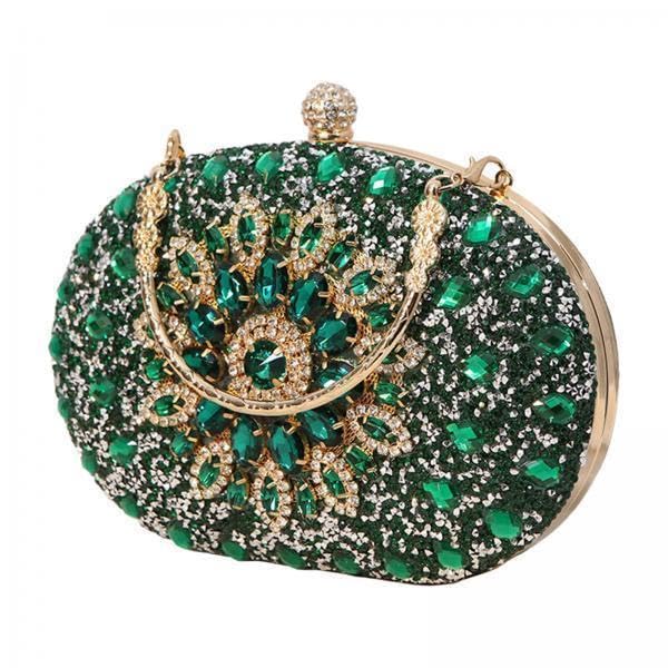 CALANDIS™ 3xWomen Clutch Evening Bag Pouch Wedding Purse for Club Cocktail Party Wedding green | Womens Handbags & Bags