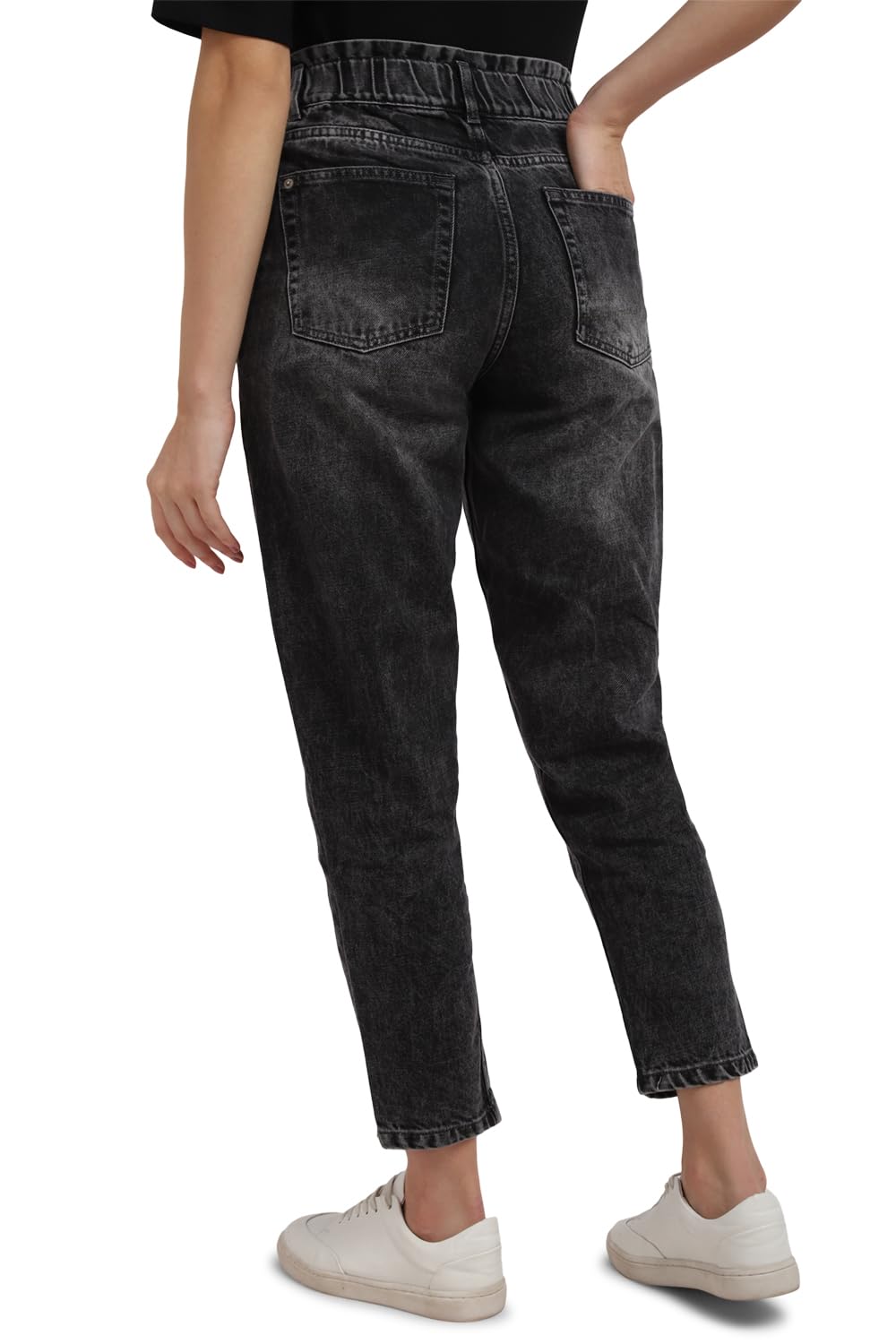 Allen Solly Women's Regular Jeans (AHDNCRXFJ45046_Black