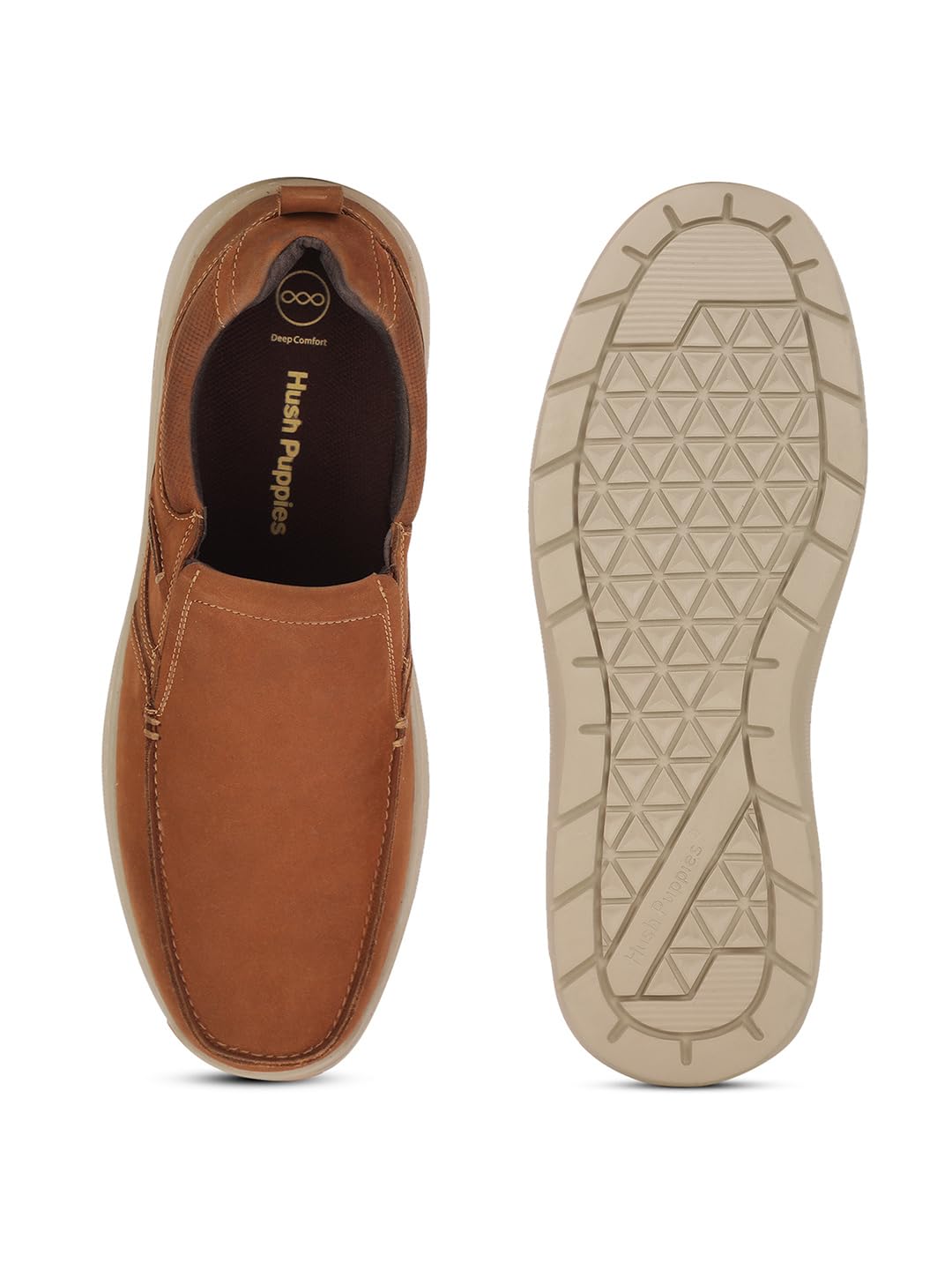 Hush Puppies Men Casual Slipon Shoes - Brown (8 UK)