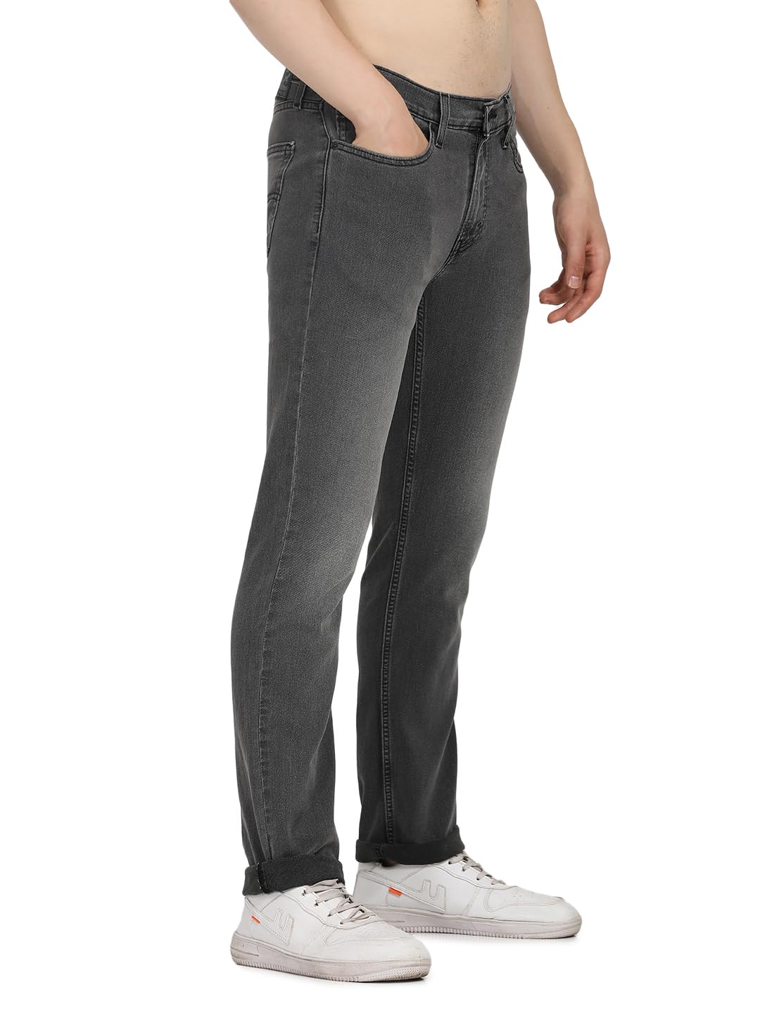 Levi's Men's Slim Mid Rise Jeans - Grey, 36