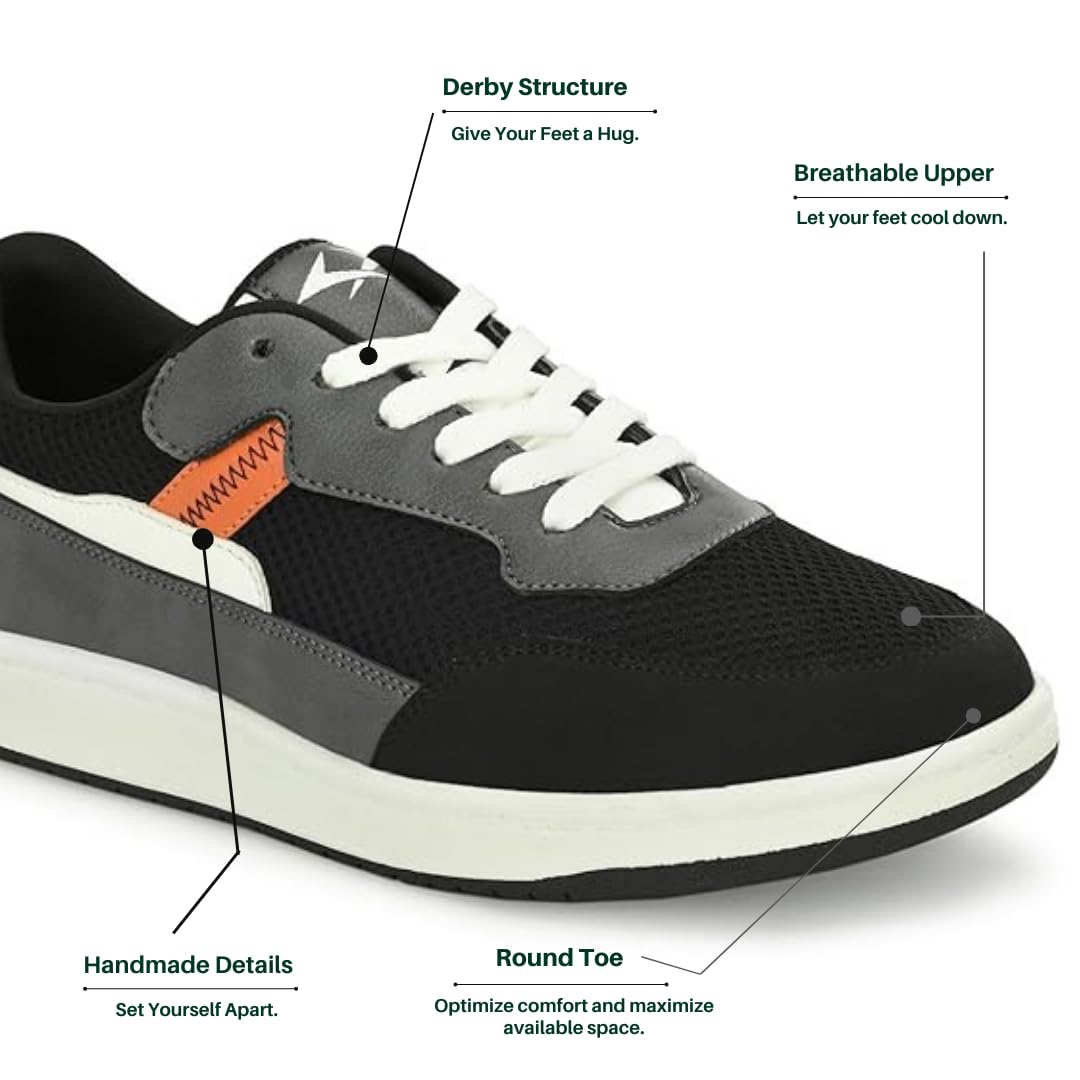 Cruiser Men's Benedict Black 2 Sneakers_7 UK (2507-3)