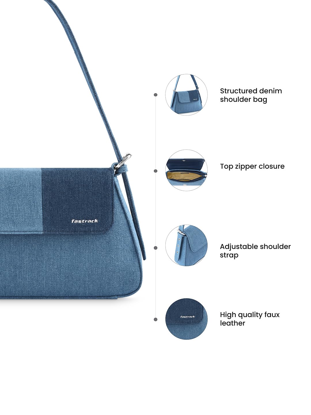 Fastrack Denim Shoulder bag