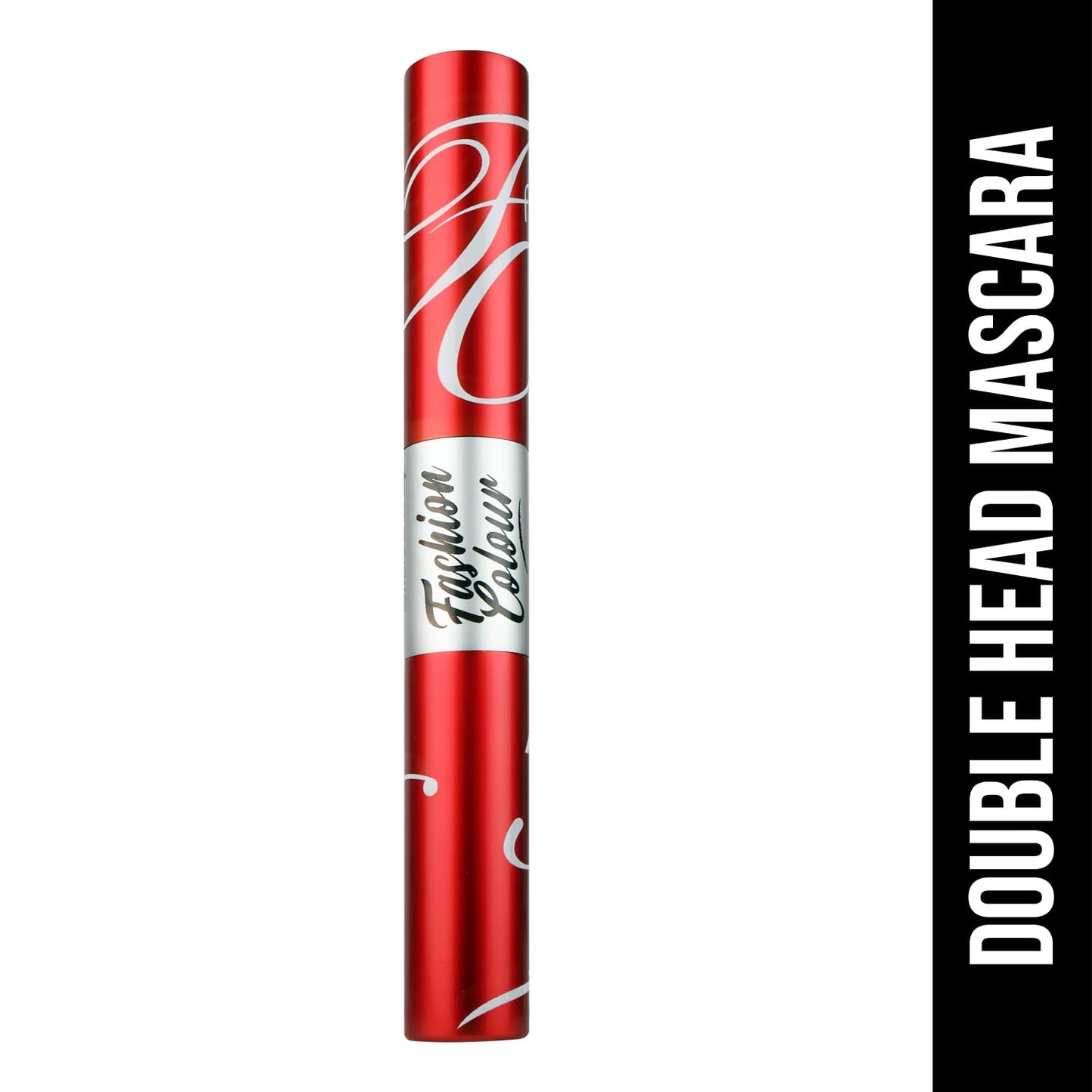 Fashion Colour Platinum Double Head Mascara For Upper & Lower Lashes (10ml) | 2-in-1 Mascara for Women | Volumizing and Lengthening Mascara | No Clumping | (Black)