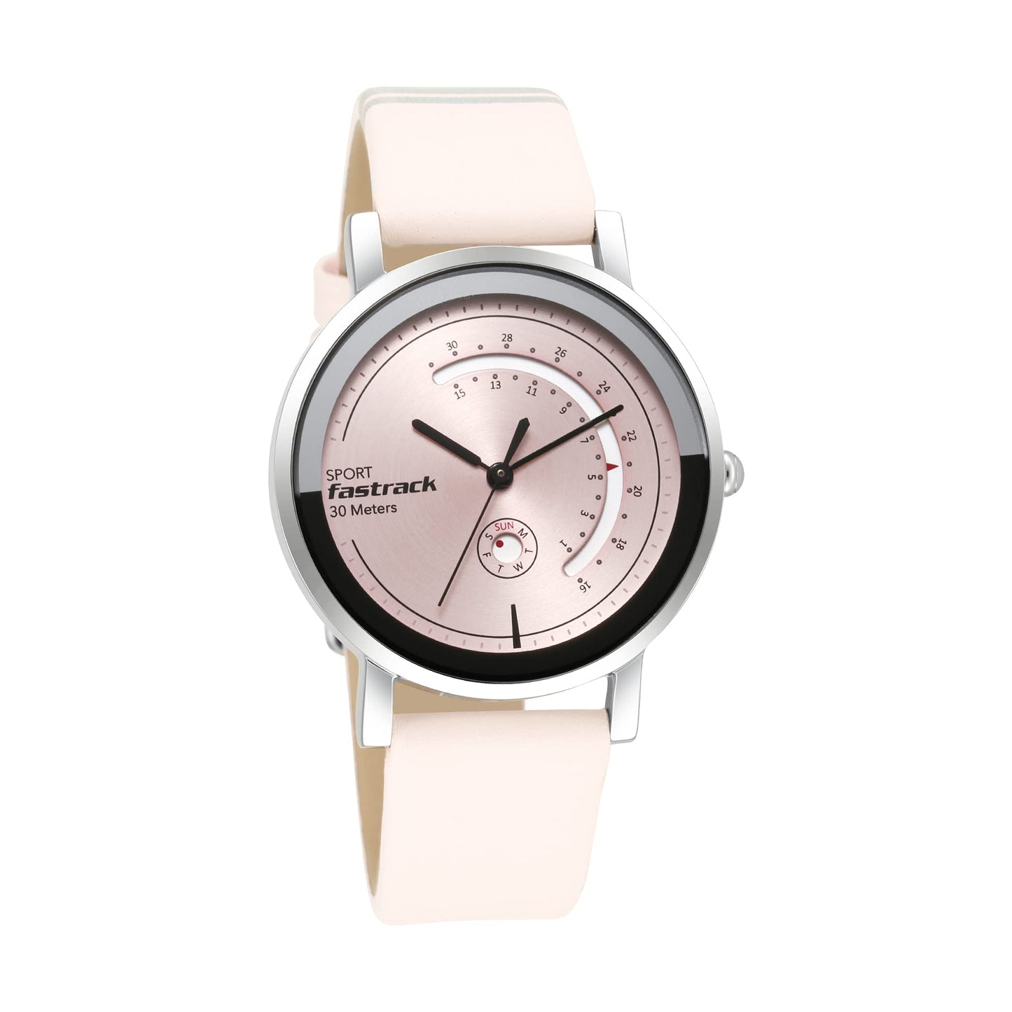 Fastrack Analog Pink Dial Women's Watch-6172SL03