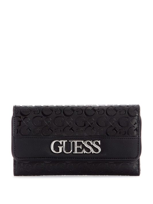 GUESS Factory Women´S Brooker Logo Slim Clutch, Black