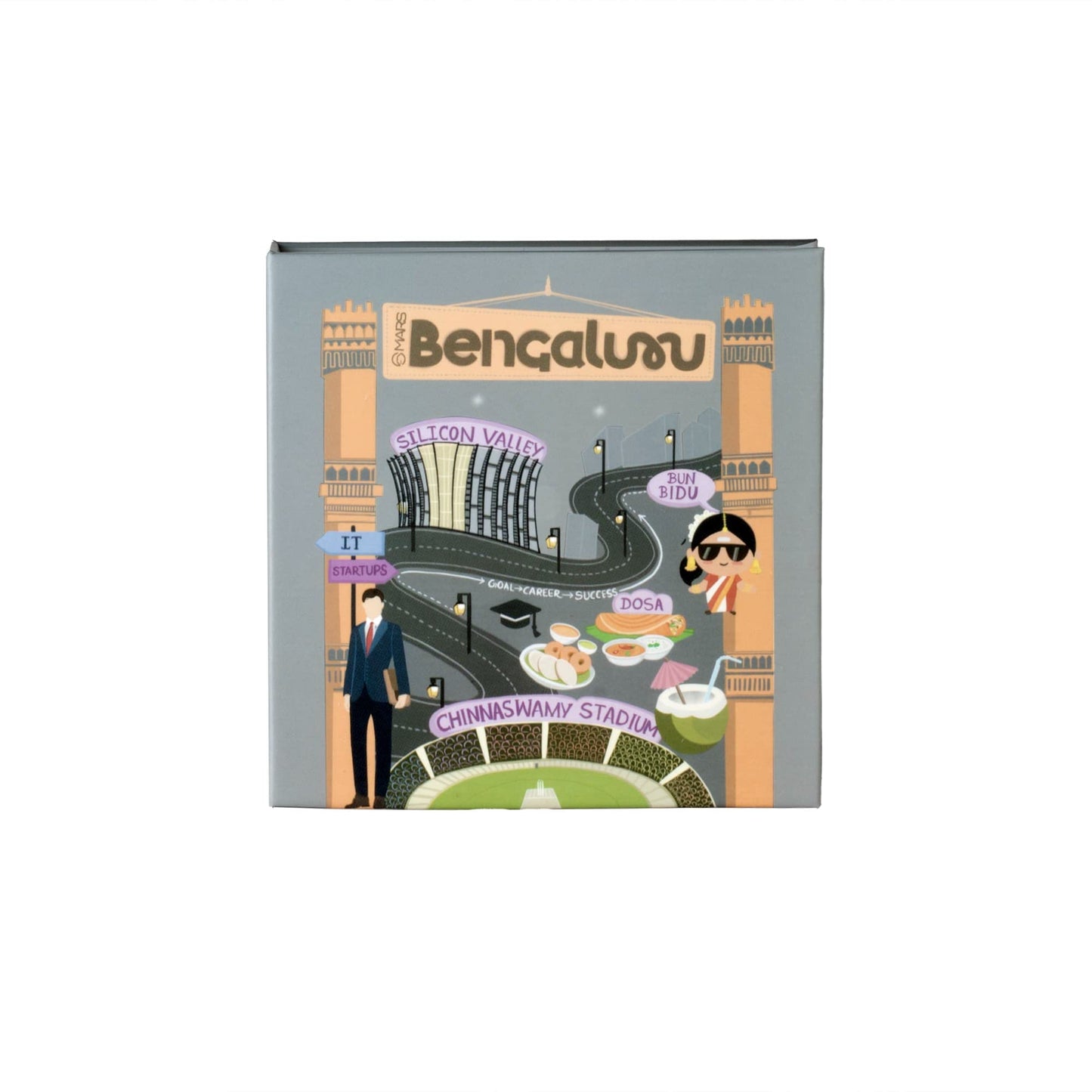 MARS The City Paradise Makeup Kit | Highly Pigmented and Blendable | 9 Eyeshadow Palette with 1 Highlighter, Blusher, Bronzer & Compact Powder each (16.0 gm) (06-Bengaluru)