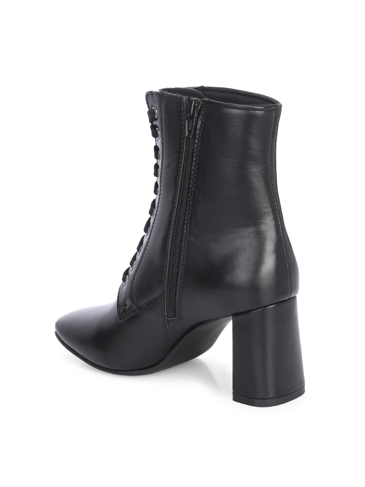 Delize Black women High Heel derby Boots 66732-39
