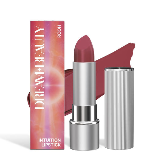 Dream Beauty Intuition Lipstick – ROOH | Mauve Pink | Creamy Matte, Smooth Glide | Lightweight, Non-Drying, High Color Payoff | Everyday Wear | 4.2g