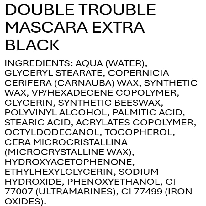 Essence DOUBLE TROUBLE MASCARA EXTRA BLACK
