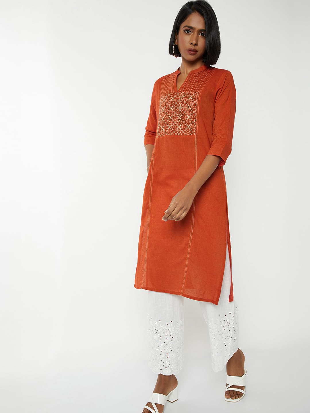 Max Women's Cotton Regular Kurta