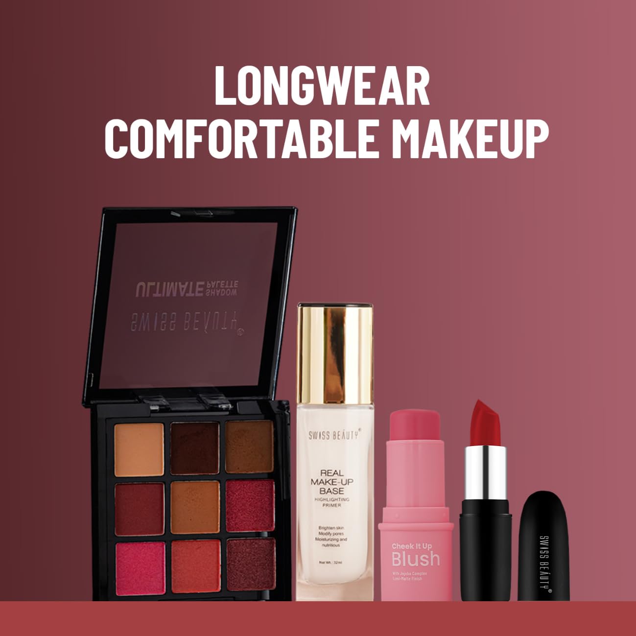 Swiss Beauty Pure Matte Creamy Lipstick | Non-drying, Highly pigmented Lipstick | Shade- Hazelnut, 3.8gm|