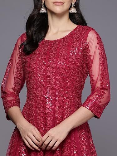 Ahalyaa Womens Printed Ethnic Dress