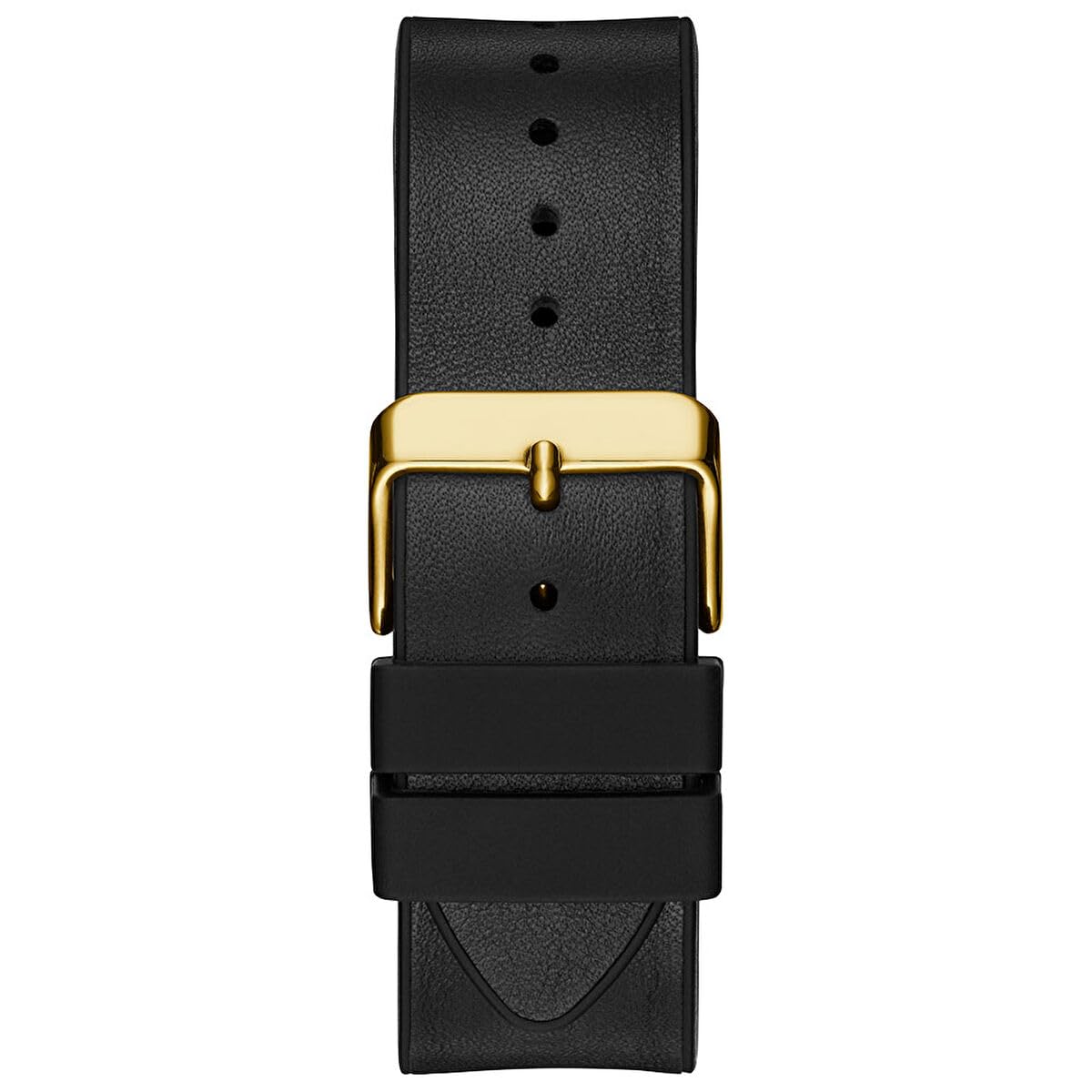 Guess Leather Casual Analog Black Dial Men's Watch-Gw0202G1