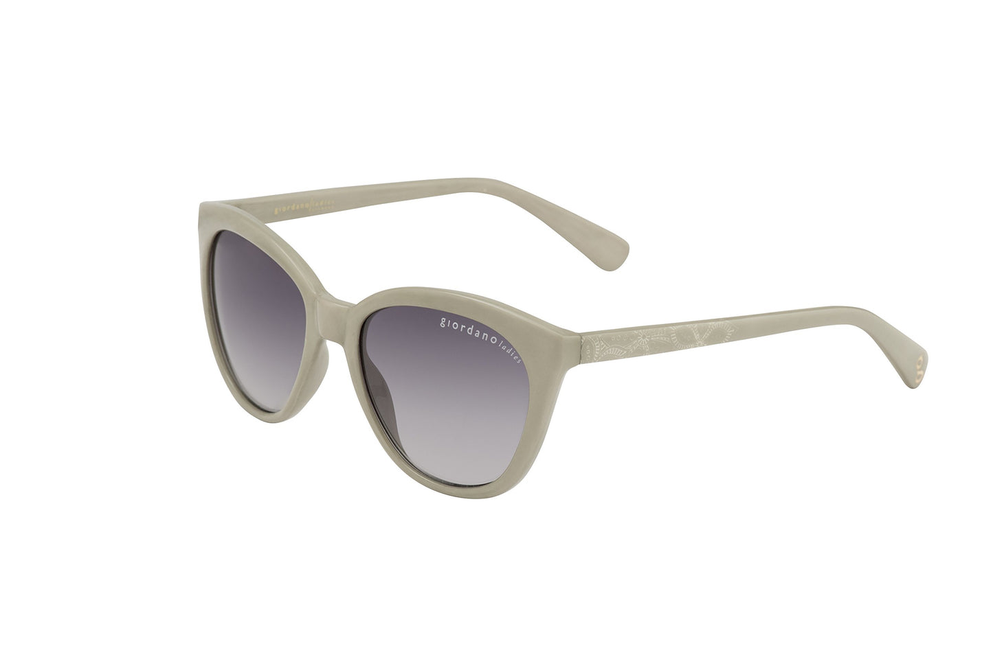 Giordano UV Protected Cat Eye Women Sunglasses - (GLS801C003|51|Grey Gradient lens)