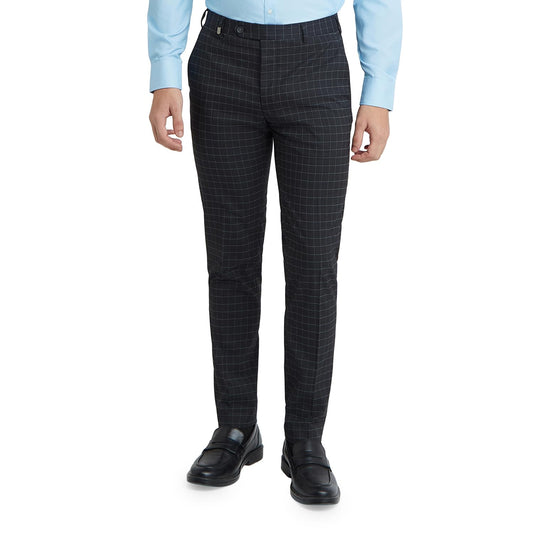 PARK AVENUE Men's Slim Pants (PMTY07055-B8_Black