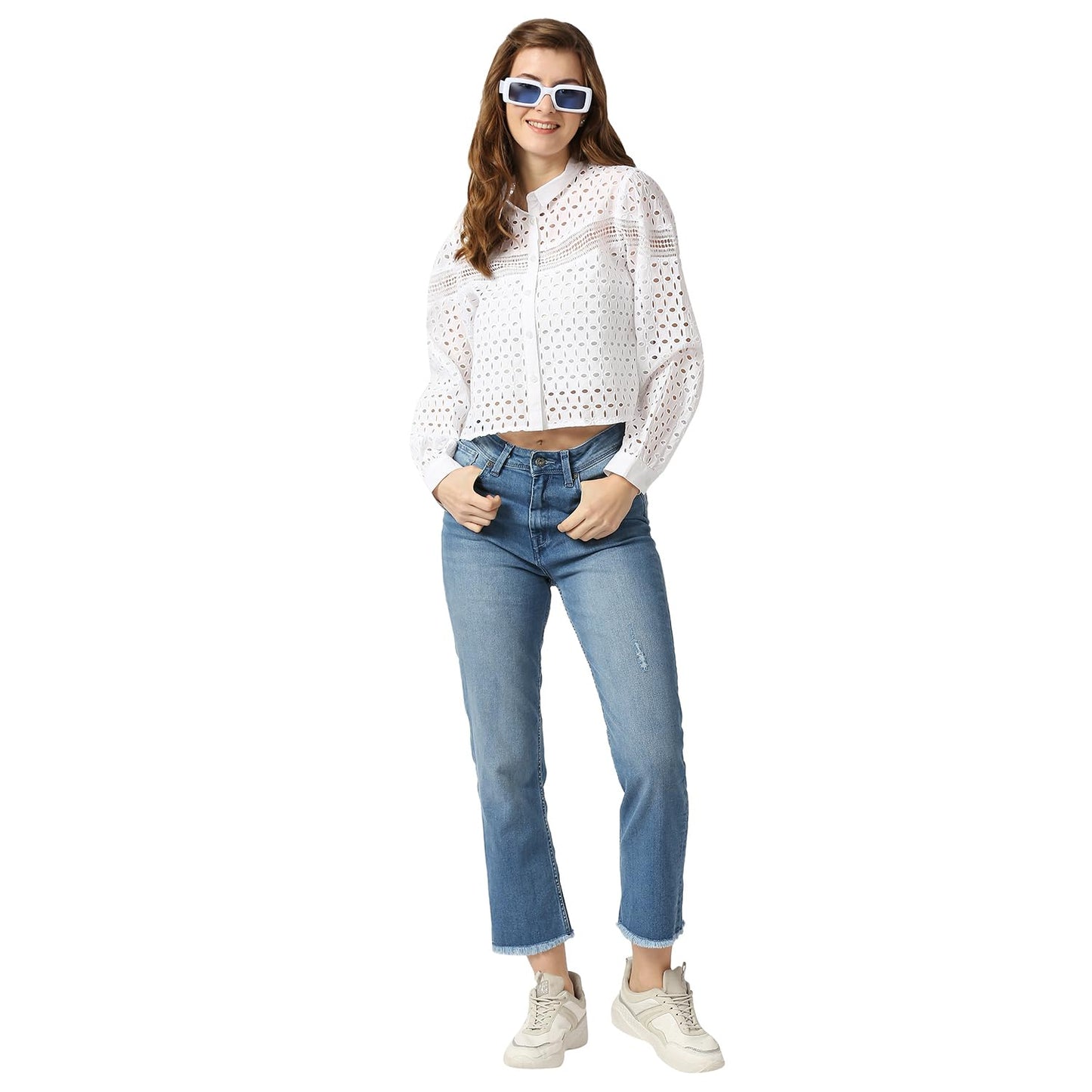 Pepe Jeans Women's Regular Fit Solid Shirts