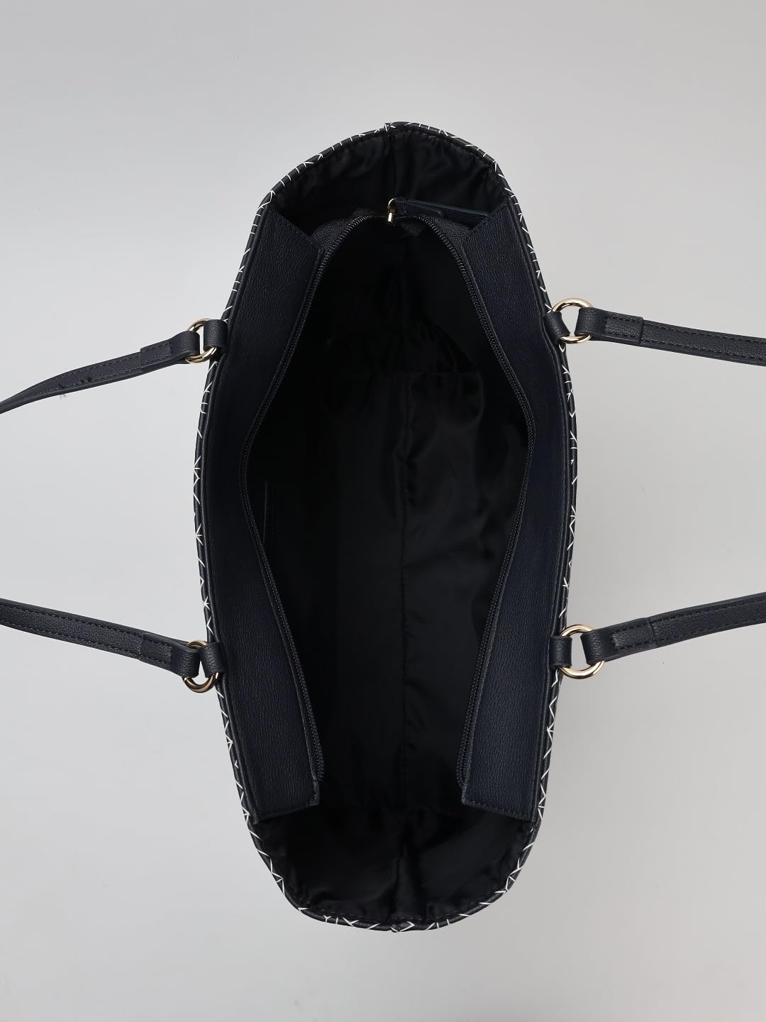 Tommy Hilfiger Logo Blue Pu Tote Bag