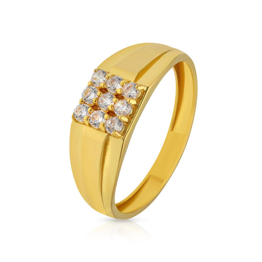 Malabar Gold and Diamonds Gold Ring for Men|Ring for Birthday, Wedding, Anniversary & Valentine's Day Gift