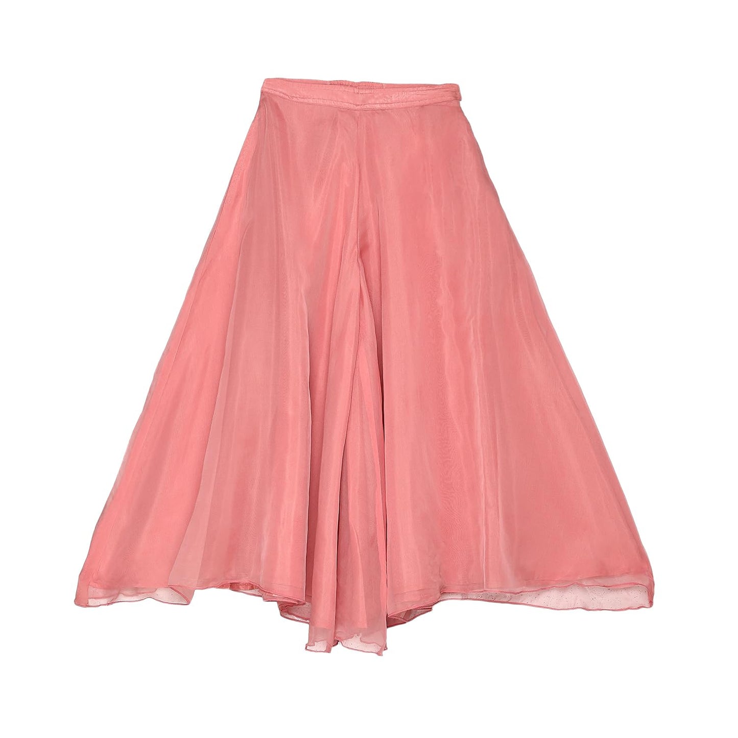 BIBA Girl's Rayon Kurta, Garara, Dupatta (KWFESSHN6205AW24PCH_Peach