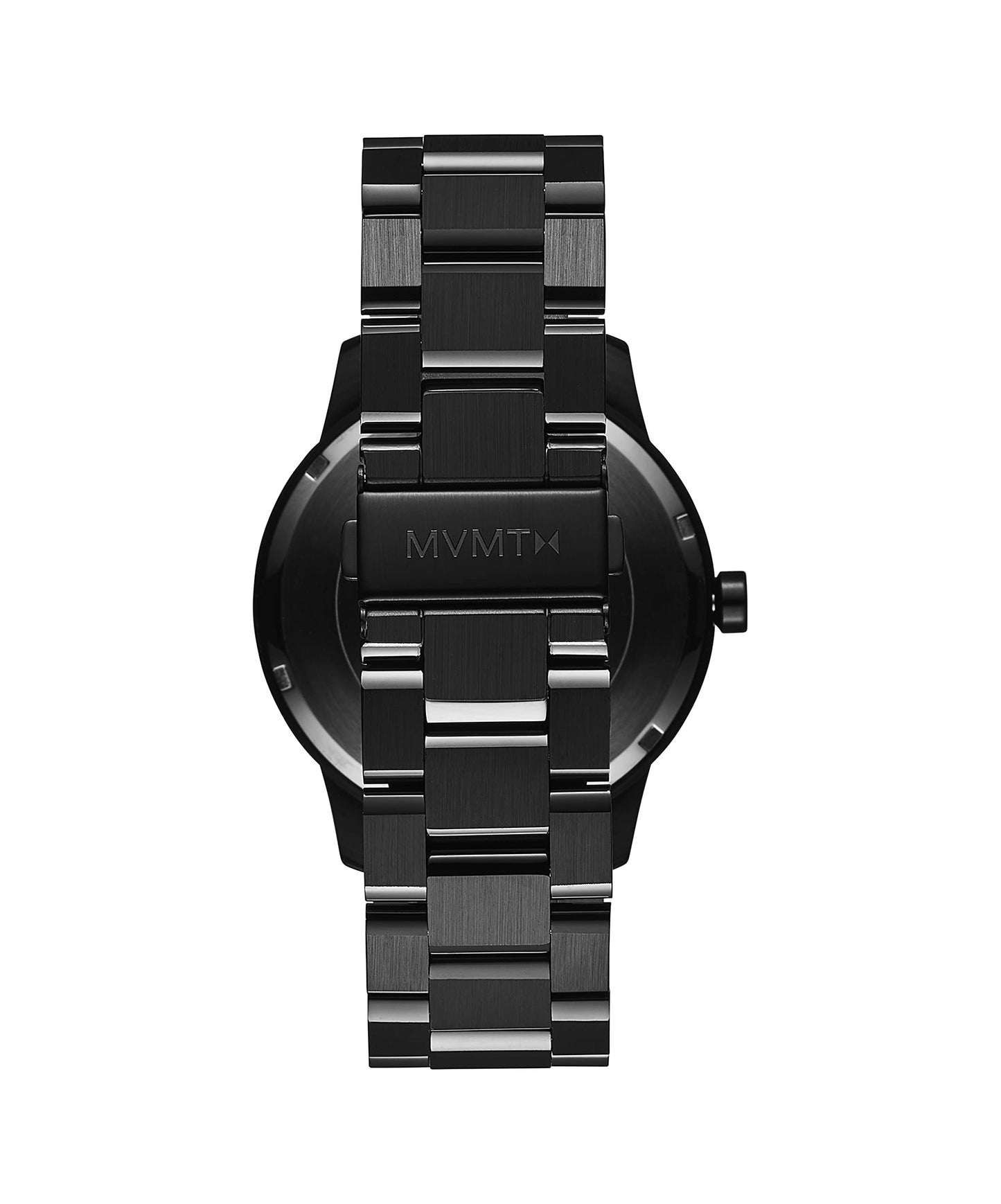 MVMT Profile Qtz Basic Slim Black Round Dial Unisex Watch|Ionic Plated Black Steel Material|Black Color Band - 28000181-D