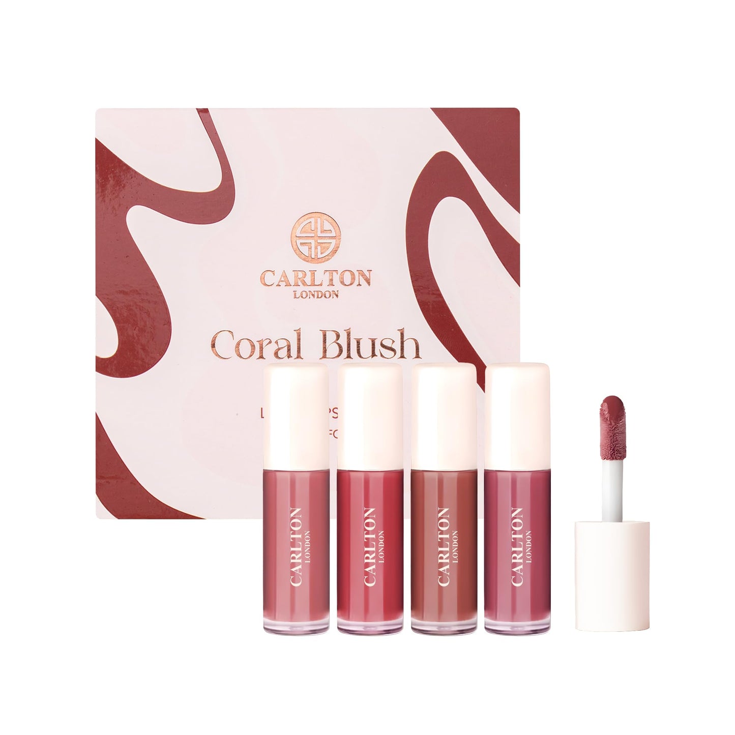 Carlton London Matte Liquid Lipstick Smudge-Proof | Long Lasting |Highly Pigmented |Makeup Gift Set - 4 CLGCBL4_1.7ml