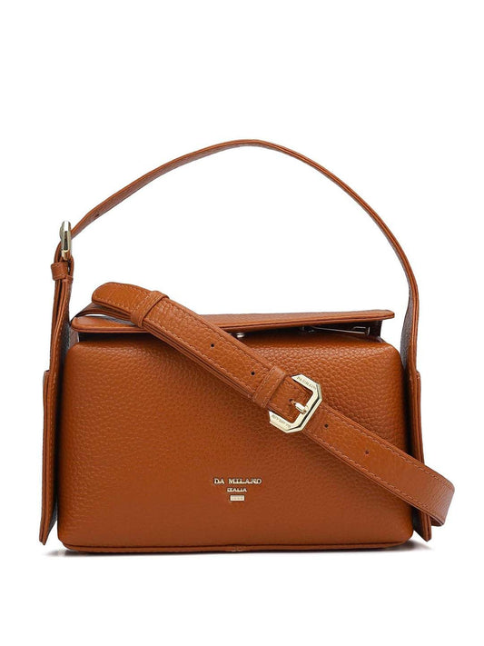 Da Milano Genuine Leather Orange Sling (01681) (Small)