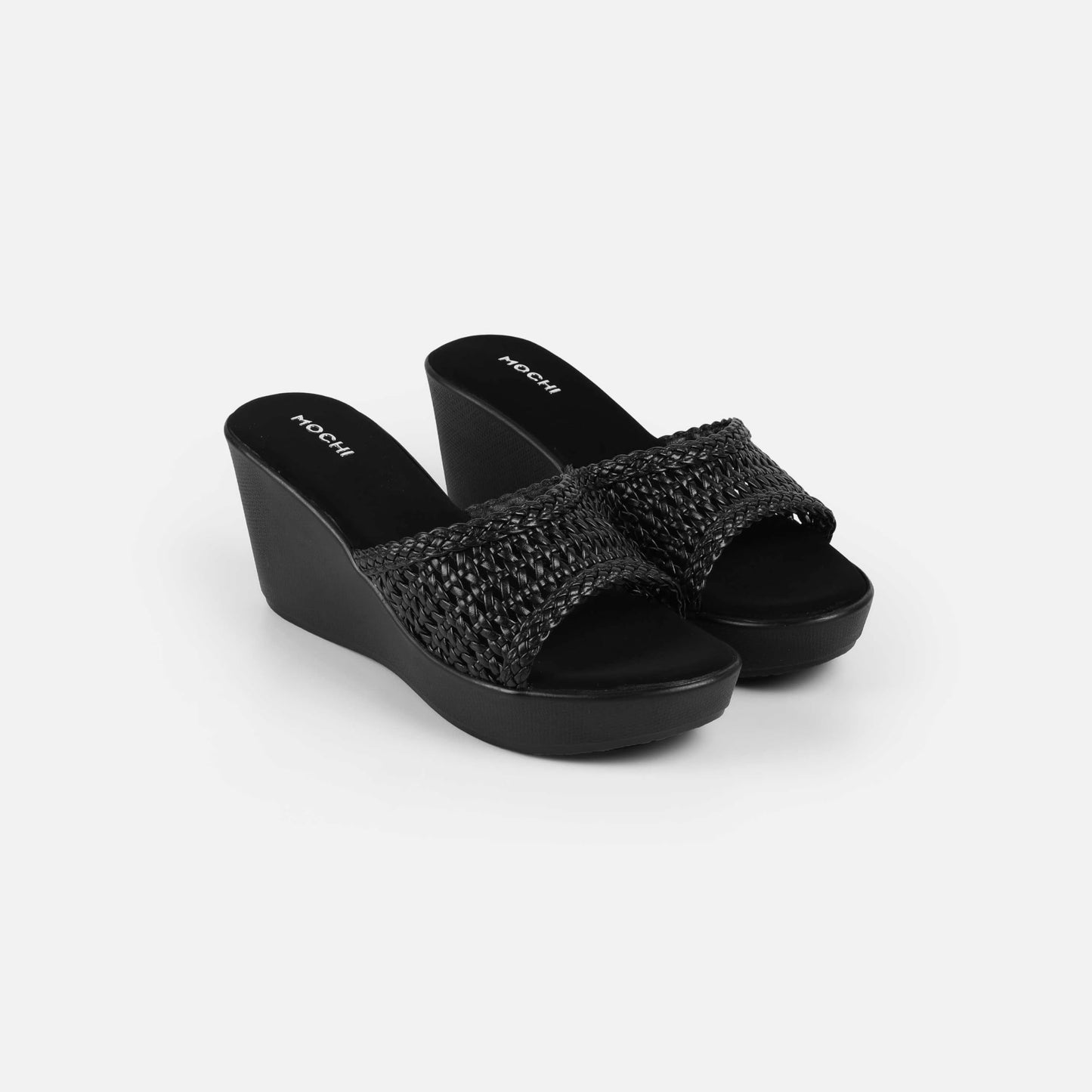 Mochi Women's Open Casual - les with Flat Black Flat sole UK/5 EU/38(34-428)