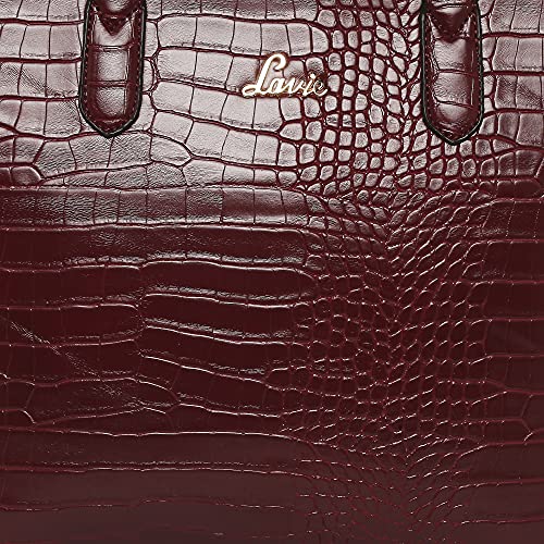Lavie Hailey Womens Large Tote Handbag (Red)