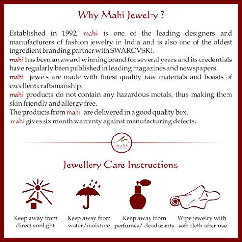 Mahi Gold Plated Beveled Cufflinks for Men CL110257G