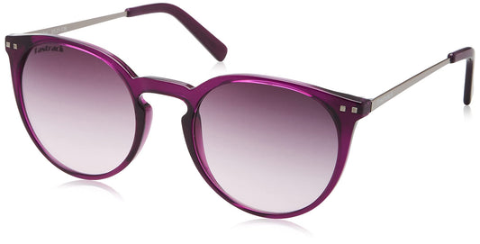 Fastrack Purple Round 100% UV protected Sunglasses for Women
