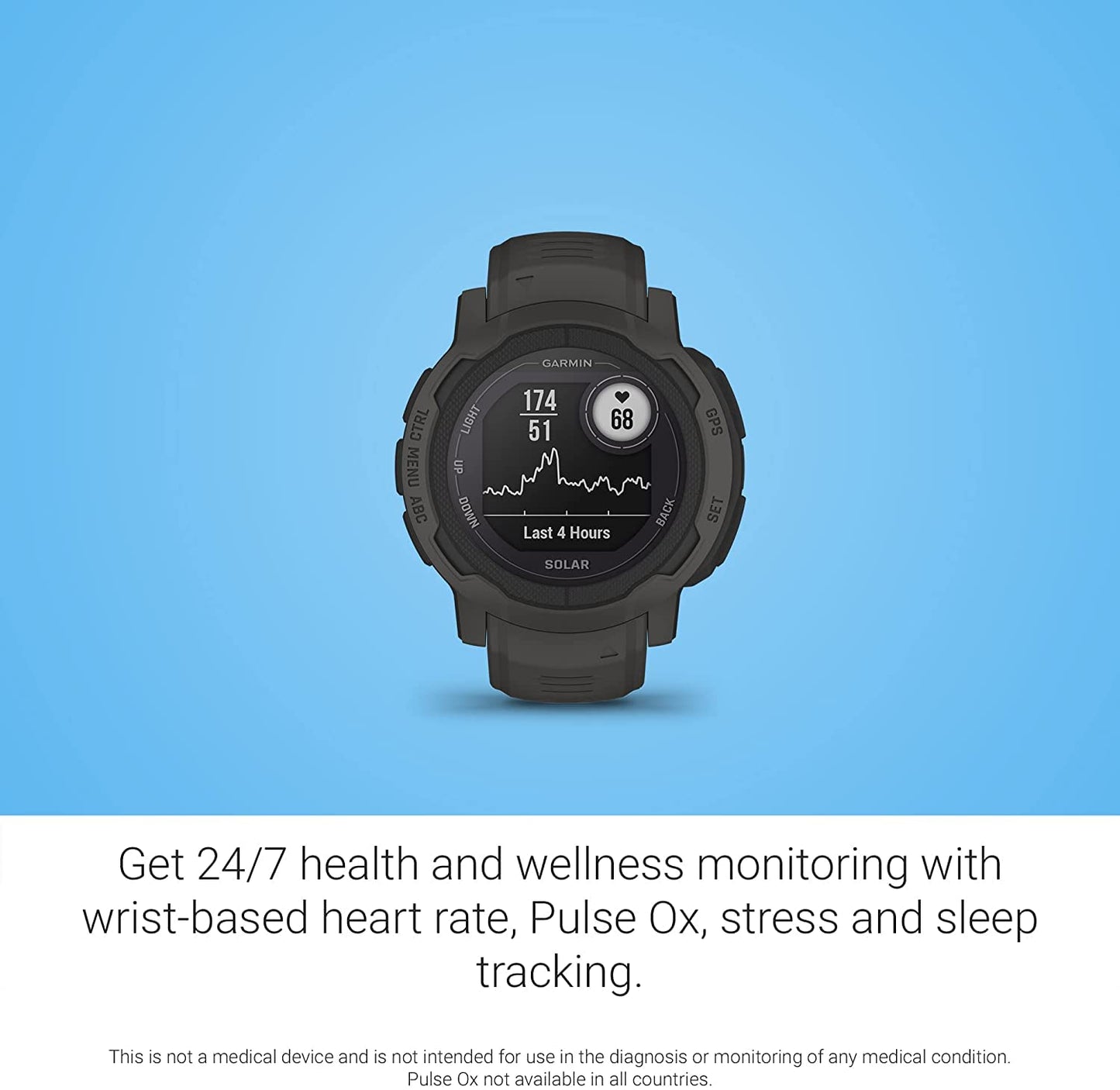 Garmin Grmn Instinct 2, Graphite, Sea Watch