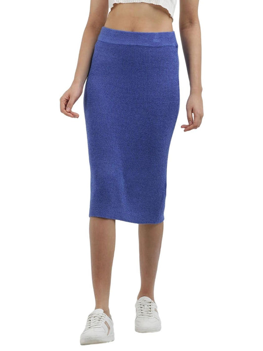 Calvin Klein Jeans Slim Fit Solid High Rise Skirt