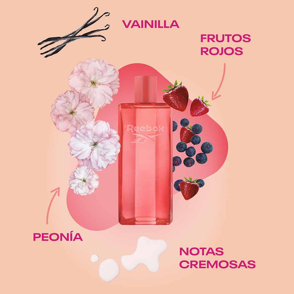 Reebok Move Your Spirit for Women - 3.4 oz EDT Spray,Sandalwood