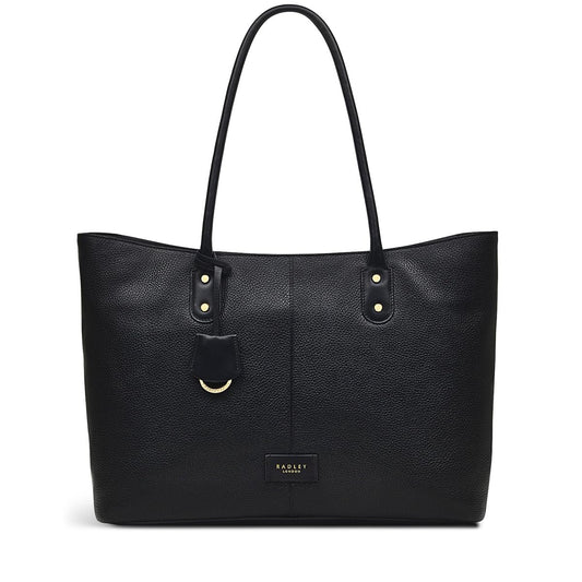 RADLEY London Southwark Lane Women's Large Leather Ziptop Tote Bag, Black, Large
