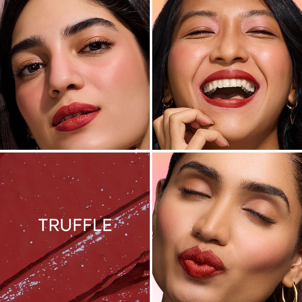 Nykaa Matte Luxe Lipstick - Truffle, Brown Nude, 4.2g