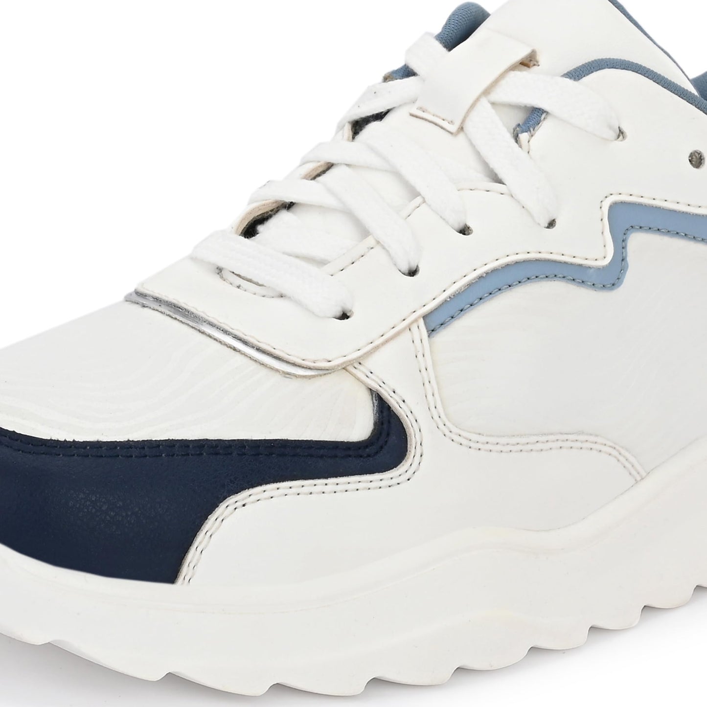Cruiser Men's Dexter White-Blue Chunky Sneakers_11 UK (2513-2)