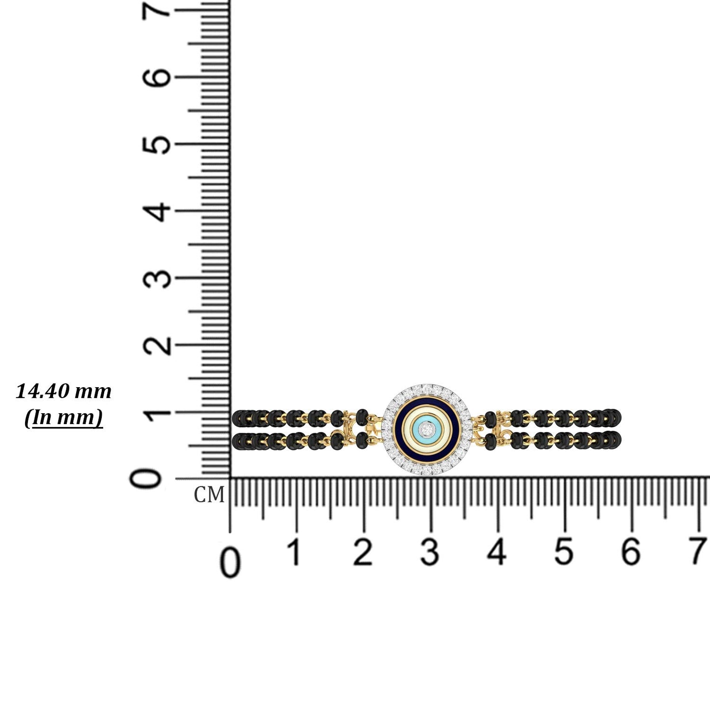 PC Jeweller 18k (750) Yellow Gold and Solitaire Bracelet for Women