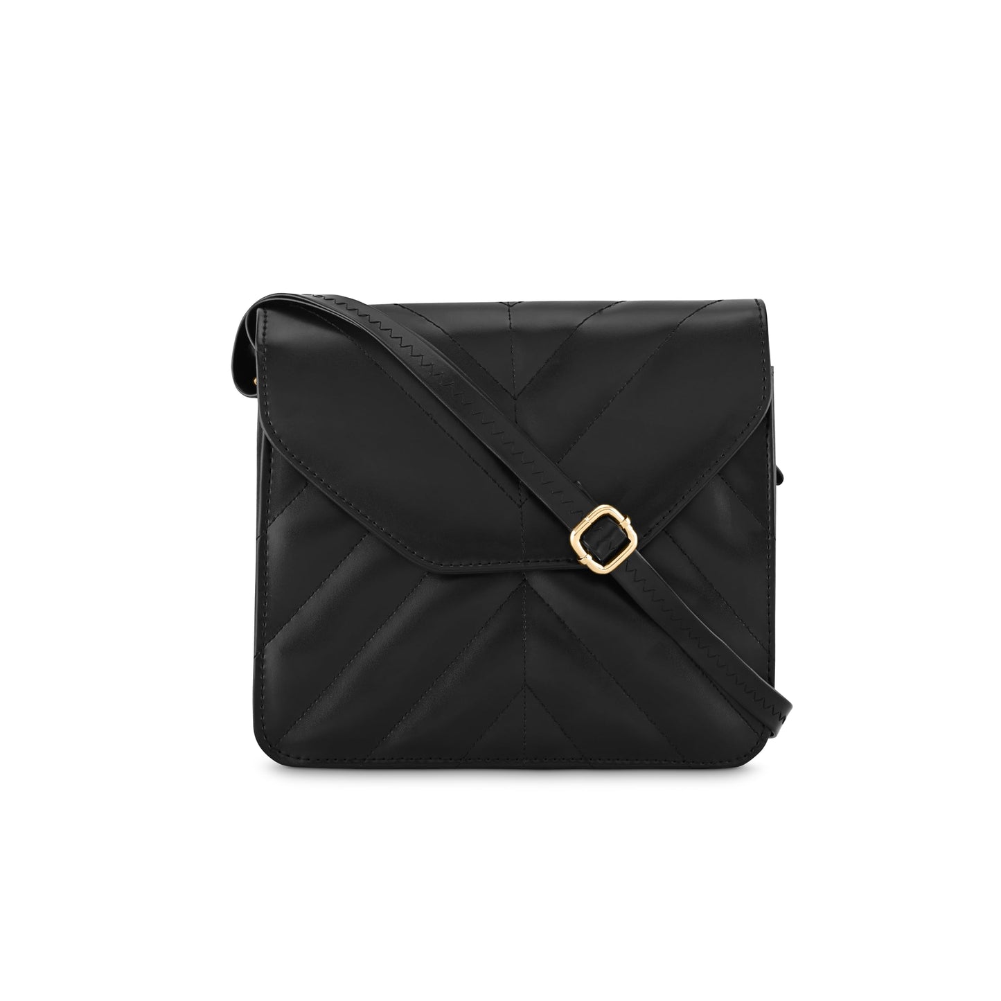 Fastrack Quilted Sling Bag for Women, Ladies and Girls with Adjustable Strap