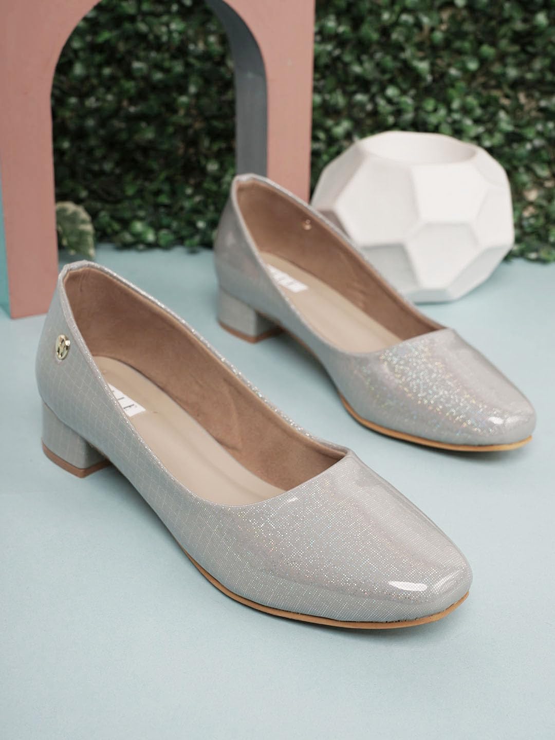 ELLE Women Shoes,Grey,UK-4