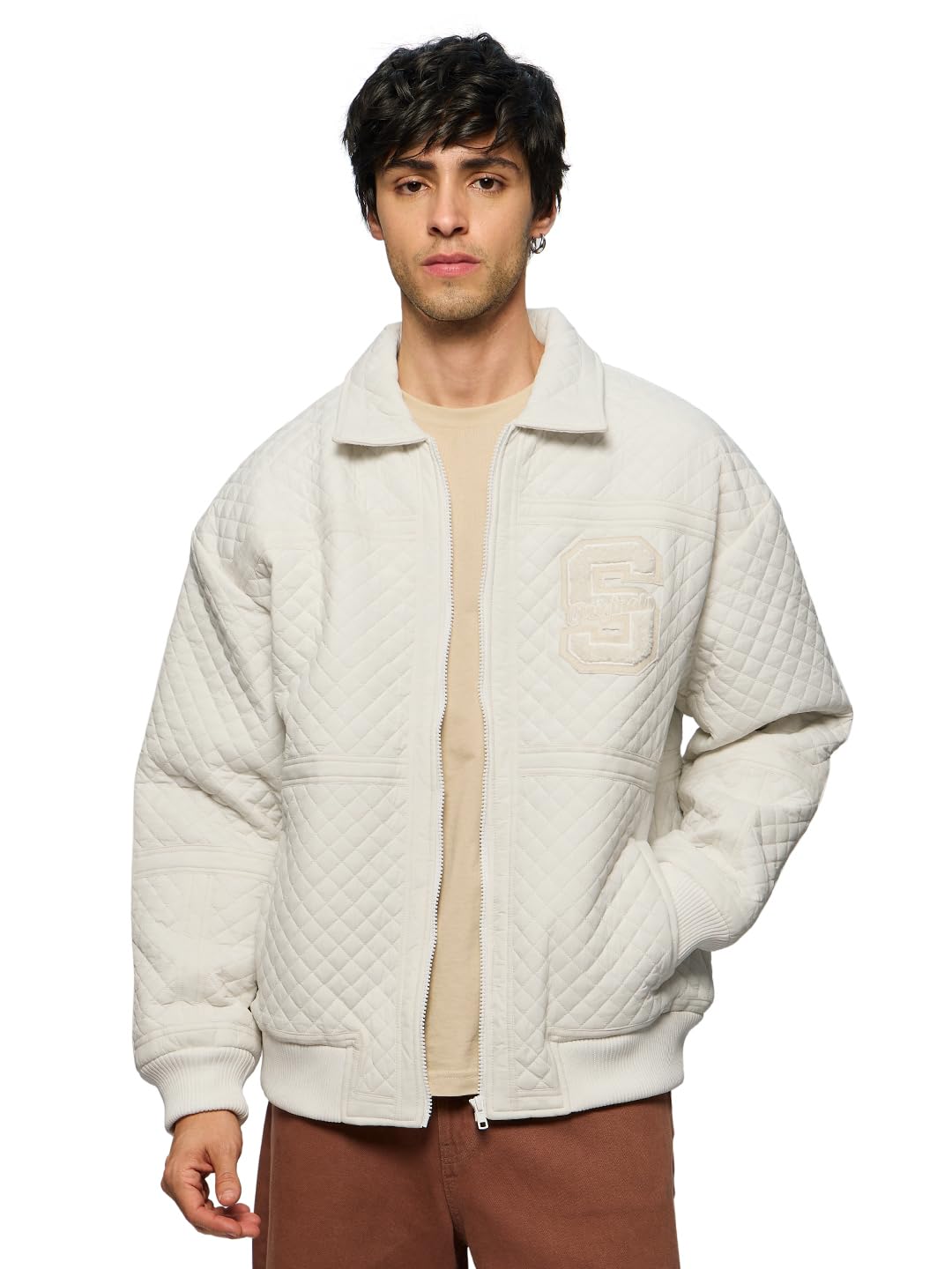 The Souled Store Quilted Jacket: Snow Storm Men and Boys Winter Oversized Puffer Jackets
