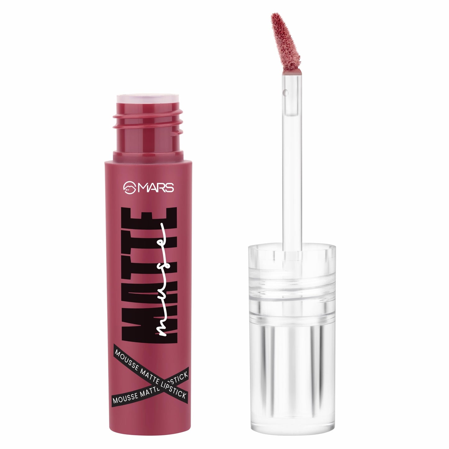 MARS Matte Muse Mousse Lipstick (3ml) (10-WINNER WOMEN) with Doe-Foot Applicator | Highly Pigmented | Smooth Texture | Hydrating Formula | Blurry Lips Effect