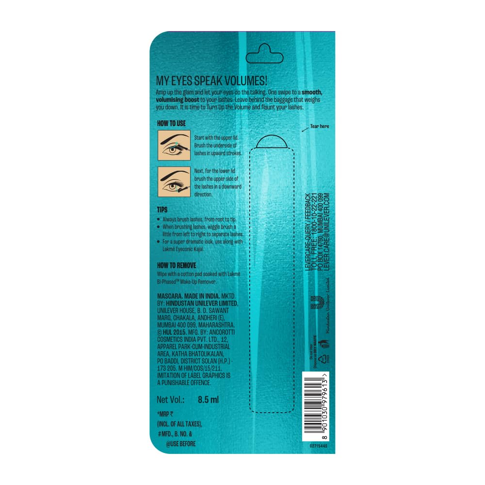 Lakmé Eyeconic Volumizing Mascara 8.5ml