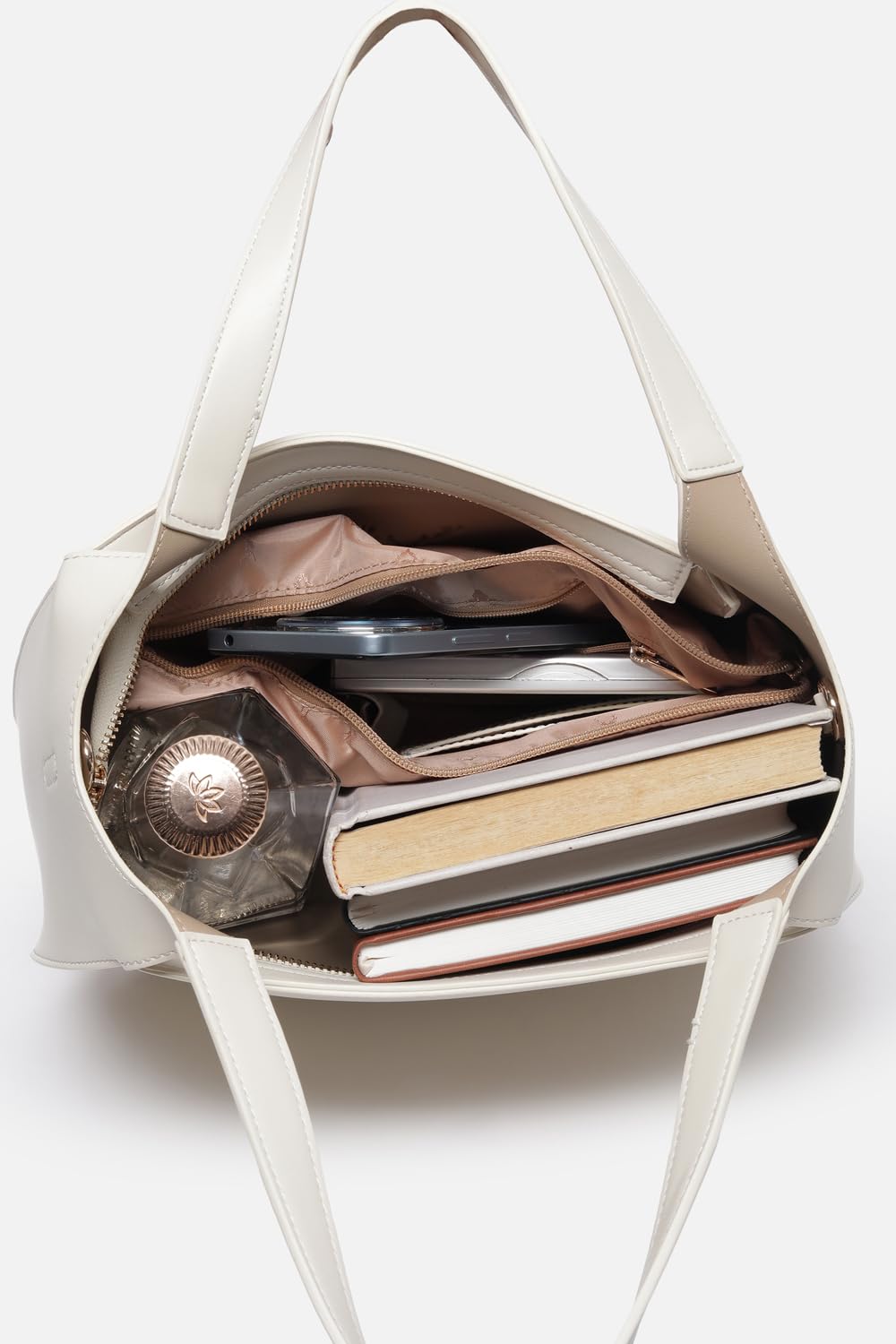 Women White Casual Handbag